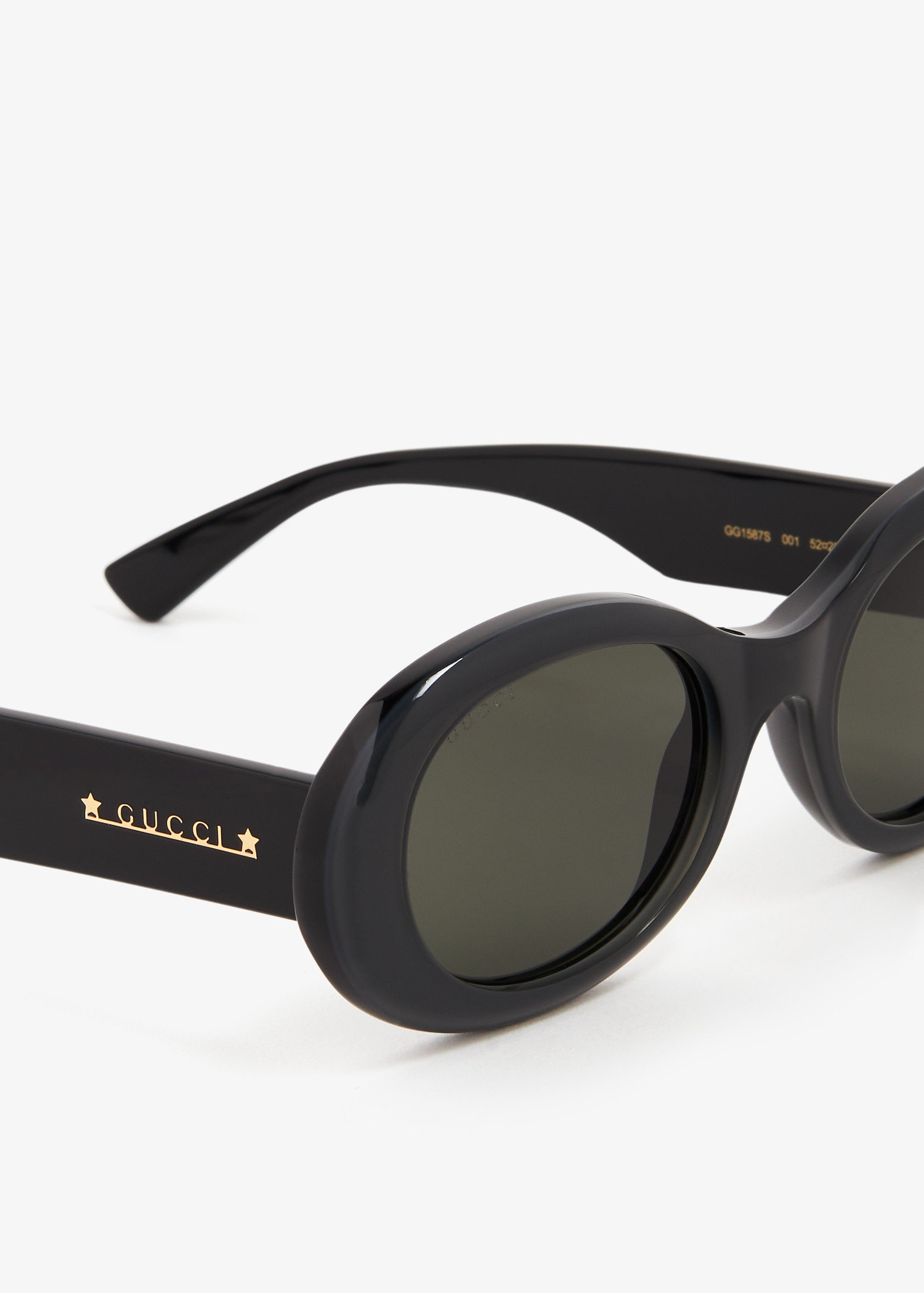 Gucci Oval shaped sunglasses for Women Black in UAE Level Shoes
