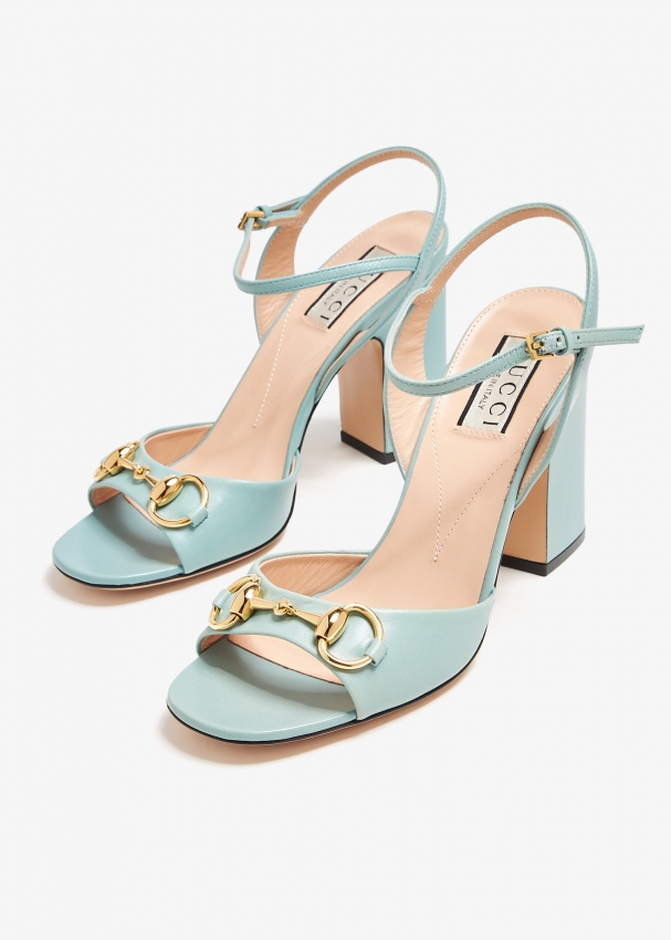 Gucci Lady Horsebit sandals for Women Blue in UAE Level Shoes